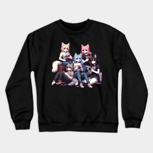 anthro gaming Crewneck Sweatshirt